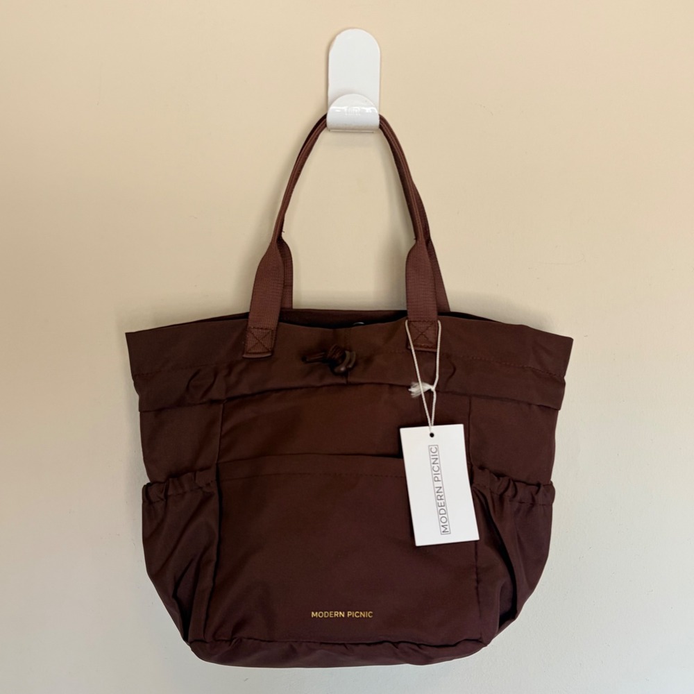 Fab Fit Fun x Modern Picnic Brown The Nylon Limited Edition Insulated Lunch Bag